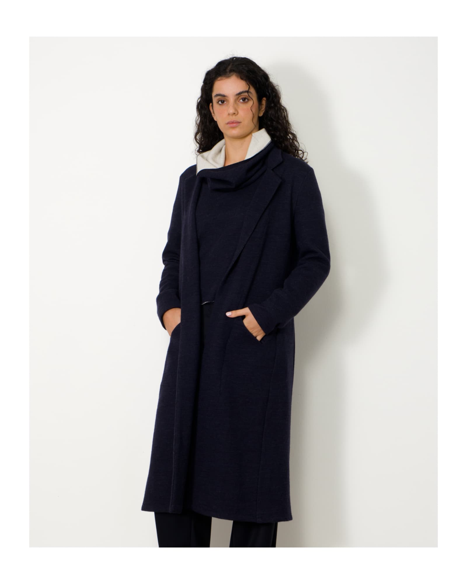 1920 Coat Elena Blue