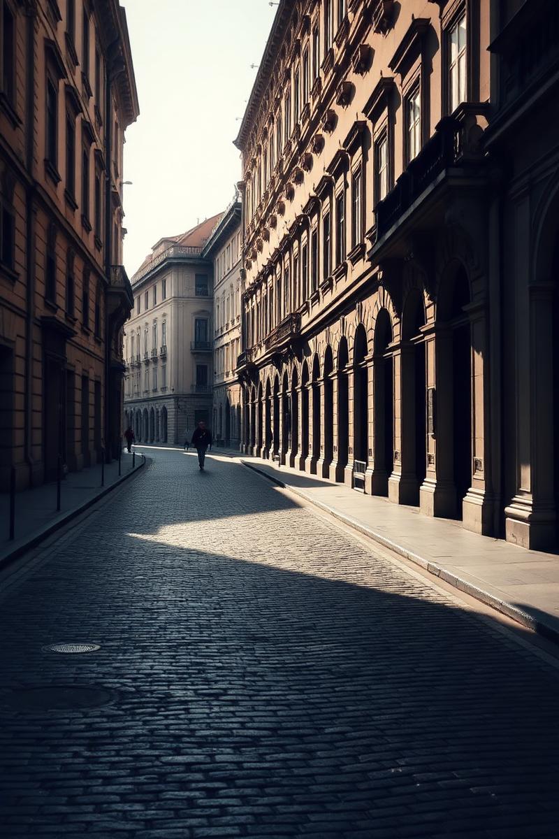 Morning Light on Via Po