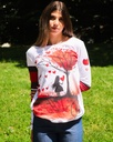 Red Heart Blouse