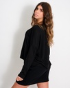 ISA Black Wool Blouse