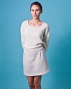 Virginia Textured Wool Skirt