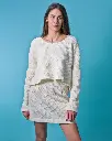 Virginia Textured Wool Skirt