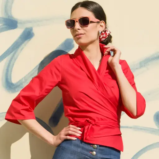 New York Wrap Top